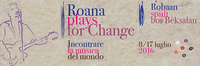 Roana plays for change sito